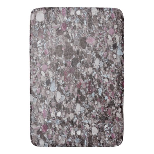 Granite Stone Pattern Bath Mat (Voorkant Verticaal)