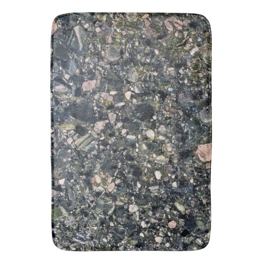 Granite Stone Pattern Bath Mat (Voorkant Verticaal)