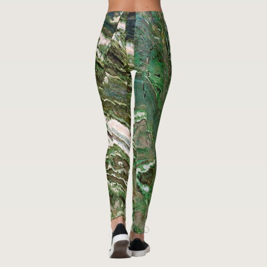 Granite Stone Pattern-Leggings Leggings (Achterkant)