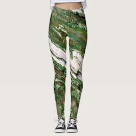 Granite Stone Pattern-Leggings Leggings