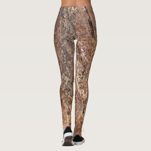 Granite Stone Pattern-Leggings Leggings (Achterkant)