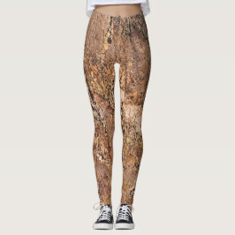 Granite Stone Pattern-Leggings Leggings
