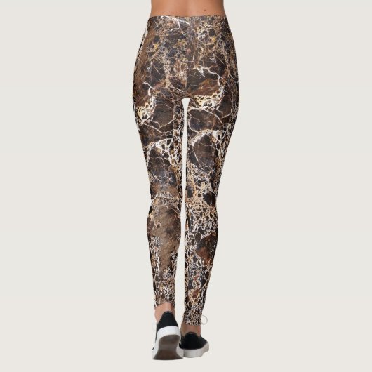 Granite Stone Pattern-Leggings Leggings (Achterkant)
