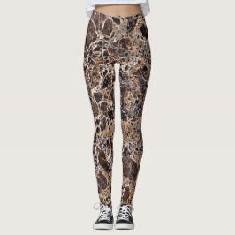 Granite Stone Pattern-Leggings Leggings