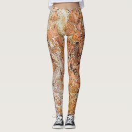 Granite Stone Pattern-Leggings Leggings