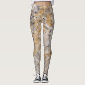 Granite Stone Pattern-Leggings Leggings (Voorkant)