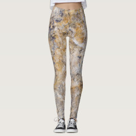 Granite Stone Pattern-Leggings Leggings