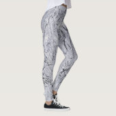 Granite Stone Pattern-Leggings Leggings (Rechts)