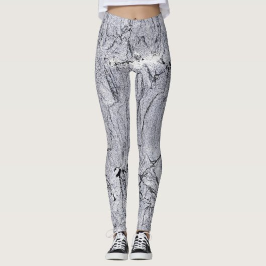Granite Stone Pattern-Leggings Leggings (Voorkant)