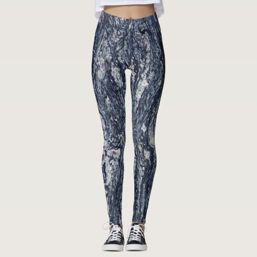 Granite Stone Pattern-Leggings Leggings (Voorkant)