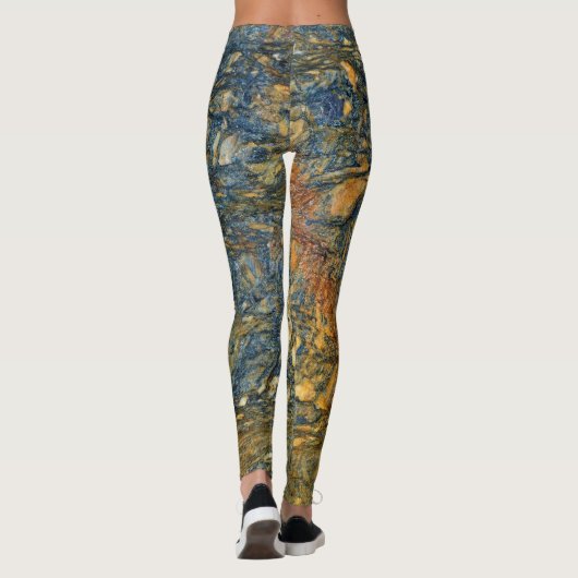 Granite Stone Pattern-Leggings Leggings (Achterkant)