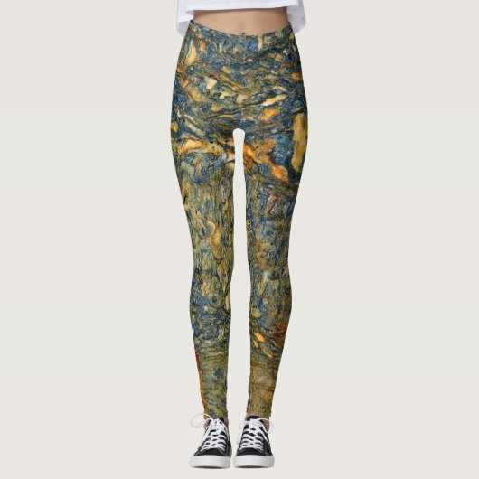 Granite Stone Pattern-Leggings Leggings (Voorkant)