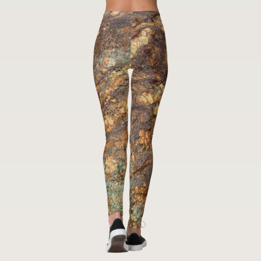 Granite Stone Pattern-Leggings Leggings (Achterkant)