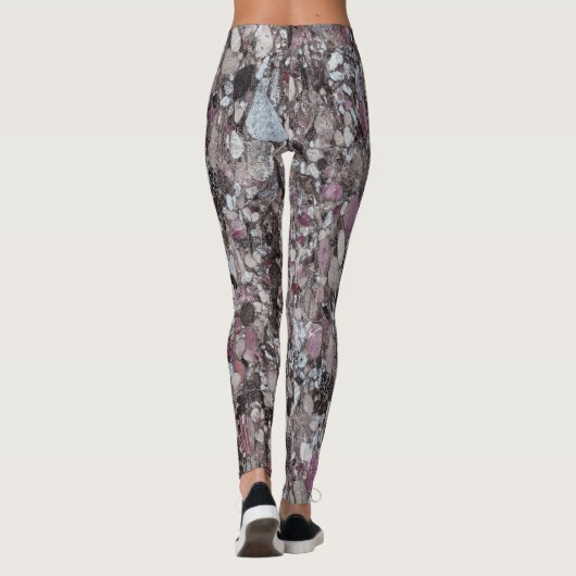 Granite Stone Pattern-Leggings Leggings (Achterkant)