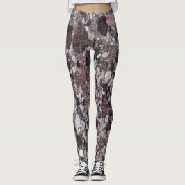 Granite Stone Pattern-Leggings Leggings