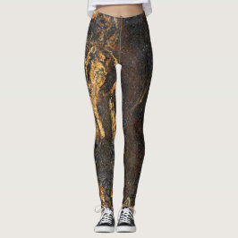 Granite Stone Pattern-Leggings Leggings