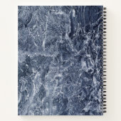 Granite Stone Pattern Spiral Notitieboek (Achterkant)