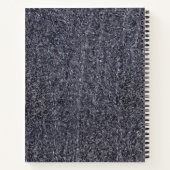 Granite Stone Pattern Spiral Notitieboek (Achterkant)