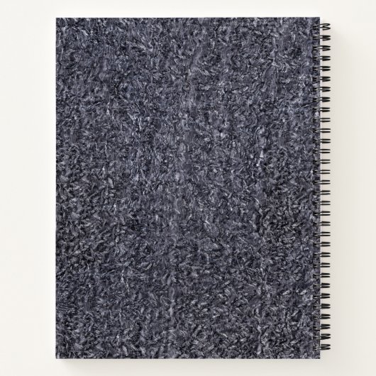 Granite Stone Pattern Spiral Notitieboek (Achterkant)