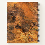 Granite Stone Pattern Spiral Notitieboek (Achterkant)
