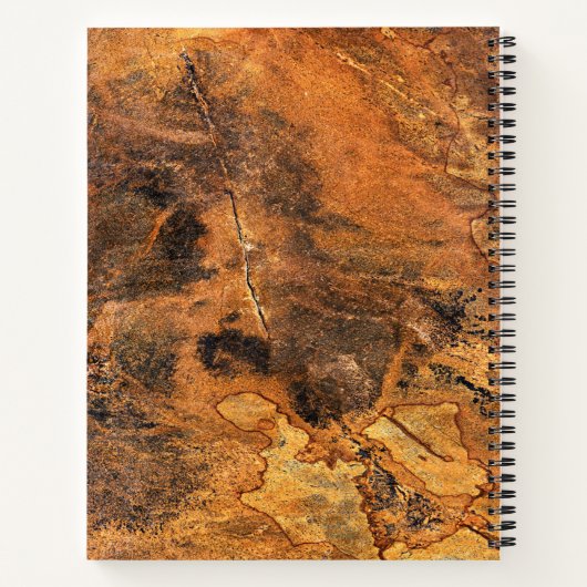 Granite Stone Pattern Spiral Notitieboek (Achterkant)