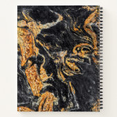 Granite Stone Pattern Spiral Notitieboek (Achterkant)