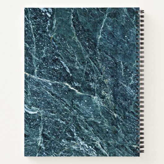 Granite Stone Pattern Spiral Notitieboek (Achterkant)