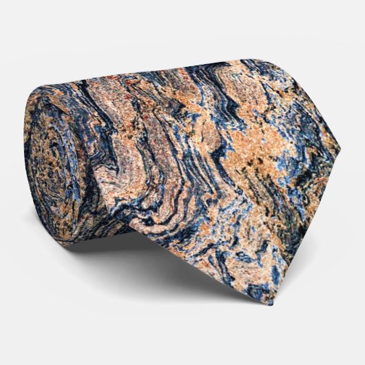 Granite Stone Pattern Stropdas (Opgerold)