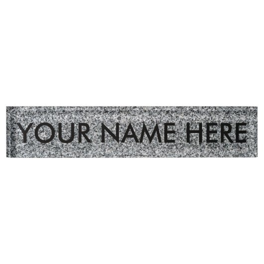 GRANITE v.2 (fijne korrel / architectonische struc Naambordje (Voorkant)