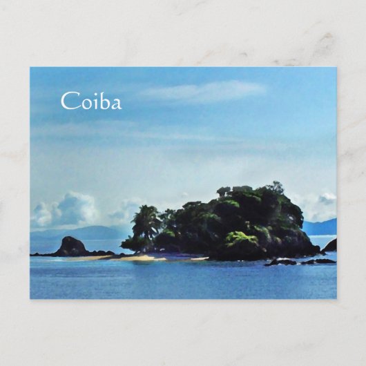 Granito de Oro, Briefkaart Coiba (Voorkant)