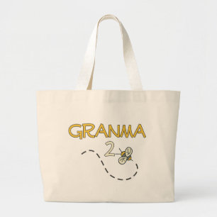 Granma 2 Bee Grote Tote Bag