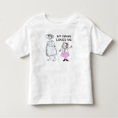 Granma en grootaughter kinder shirts (Voorkant)