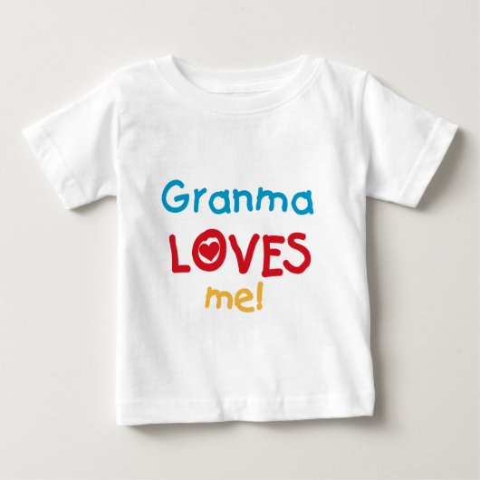Granma Loves Me T-shirts en geschenken (Voorkant)