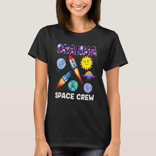 Granma Space Crew Granma van Astro T-shirt (Voorkant)