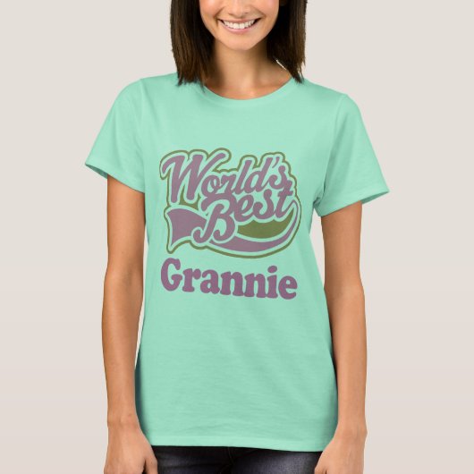 Grannie Gift Pink T-shirt (Voorkant)