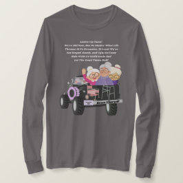 Grannies Ride Gray Long Sleeve T-Shirt