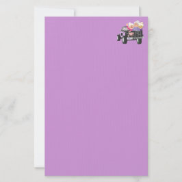 Grannies Ride Zwart Pickup Truck Stationery Briefpapier