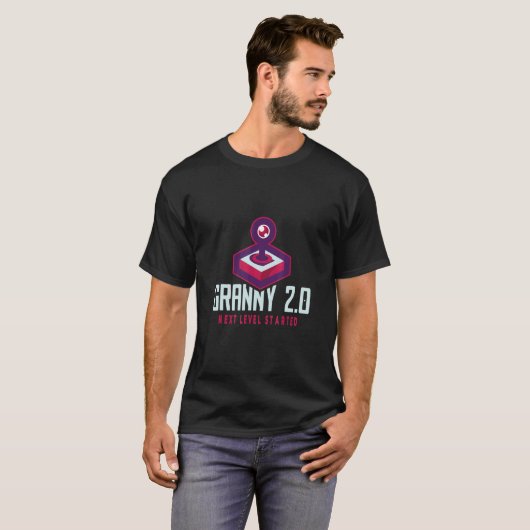 Granny 2 0 Aanvang gamer op het volgende niveau Gr T-shirt (Voorkant volledig)
