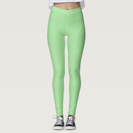 Granny Apple Green Color Leggings