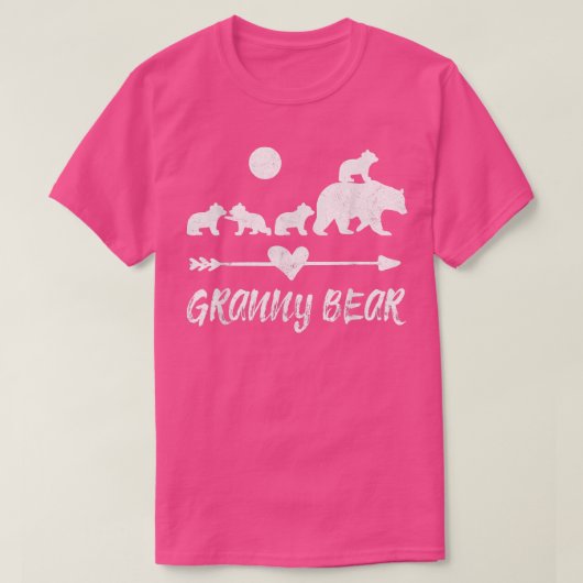 Granny Bearwith Four Cute Beer Cubs Gift T-shirt (Design voorkant)