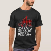 Granny Beer Drie kubs Red Pset Mama KerstPa T-shirt (Voorkant)