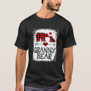 Granny Beer Kerstmis Pajama Red Pset Buffalo Fam T-shirt