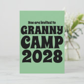Granny Camp Retro Green Kaart (Staand voorkant)