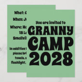 Granny Camp Retro Green Kaart (Voorkant / Achterkant)