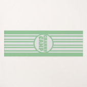 Granny Camp Retro Groene tekst Yogamat (Voorkant (horizontaal))
