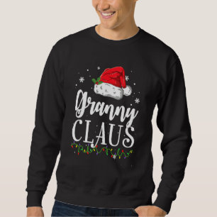 Granny Claus Kerstmis Pajama familie komt overeen Trui