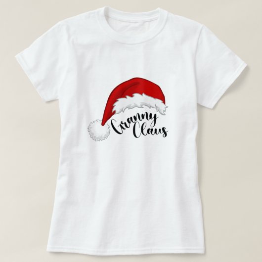 Granny Claus Santa T-Shirt (Design voorkant)