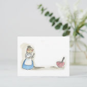 Granny Cooks Briefkaart (Staand voorkant)