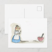 Granny Cooks Briefkaart (Voorkant / Achterkant)