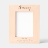 Granny Definition Laser Etched Picture Frame Engra Gegraveerde Lijstjes (Voorkant)